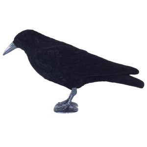 Forme de corbeau floquée