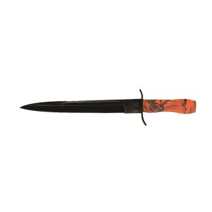 Dague Karan manche orange pour la chasse
