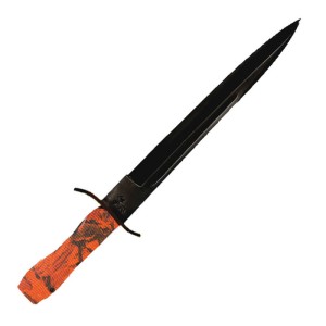Dague Karan manche orange pour la chasse