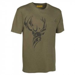 T-SHIRT IMPRIME CERF