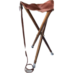 Siege trépied hexagone a pointe métallique Tapel