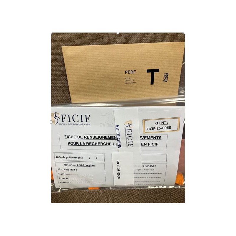 KIT DE PRELEVEMENT POUR ANALYSE TRICHINE