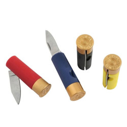 Canif cartouche calibre 12.