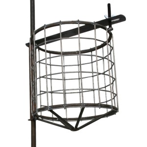 GRILLE PROTECTION + POTENCE pour agrainoir anti-sanglier 11L