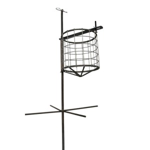 GRILLE PROTECTION + POTENCE pour agrainoir anti-sanglier 11L