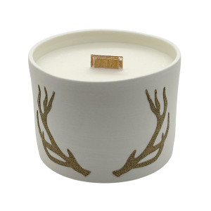 Bougie bois de cerf - La Plume du Cerf