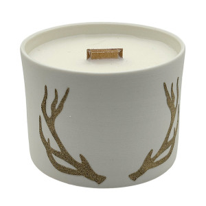 Bougie bois de cerf - La Plume du Cerf