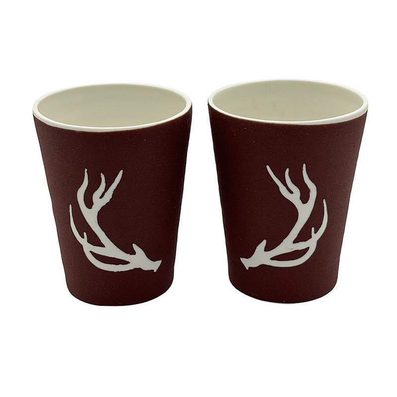Duo de tasses à café - La Plume du Cerf