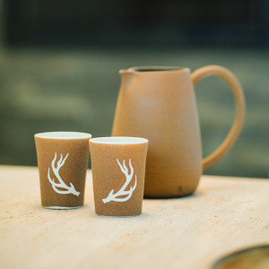 Duo de tasses à café - La Plume du Cerf