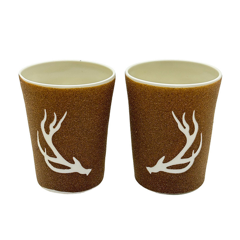 Duo de tasses à café - La Plume du Cerf