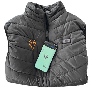 Gilet Chauffant avec Batterie - Idéal pour la Chasse