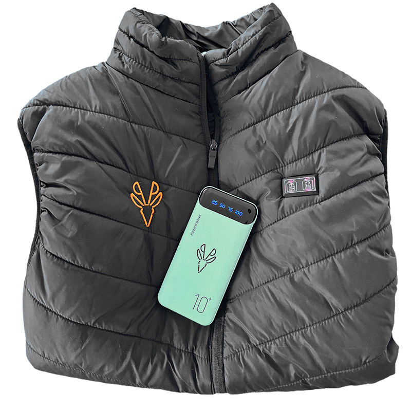 Gilet chauffant avec batterie - idéal pour la chasse