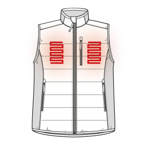 Gilet Chauffant Heat Deerhunter bleu - Confort et Chaleur