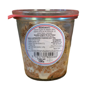 Terrine rillettes de sanglier 200g