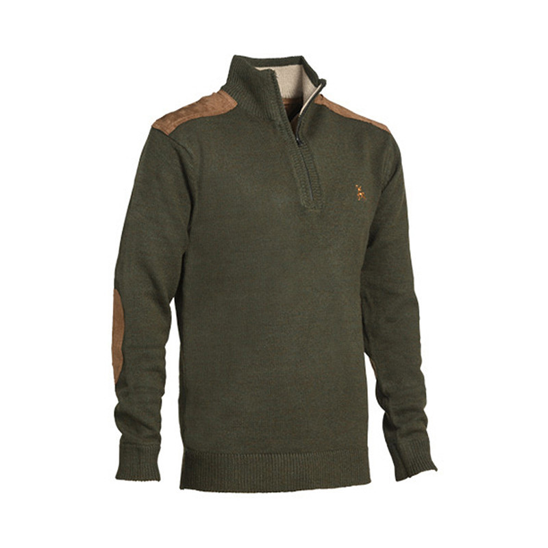 Pull Fox zippé - confort et style pour la chasse
