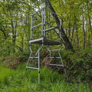 Mirador de chasse pliable 1,2m | Robuste et léger