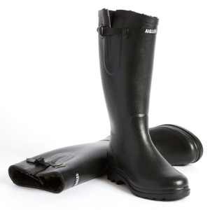 Bottes Aiglentine fourrées Aigle - Noir | Confort Hivernal