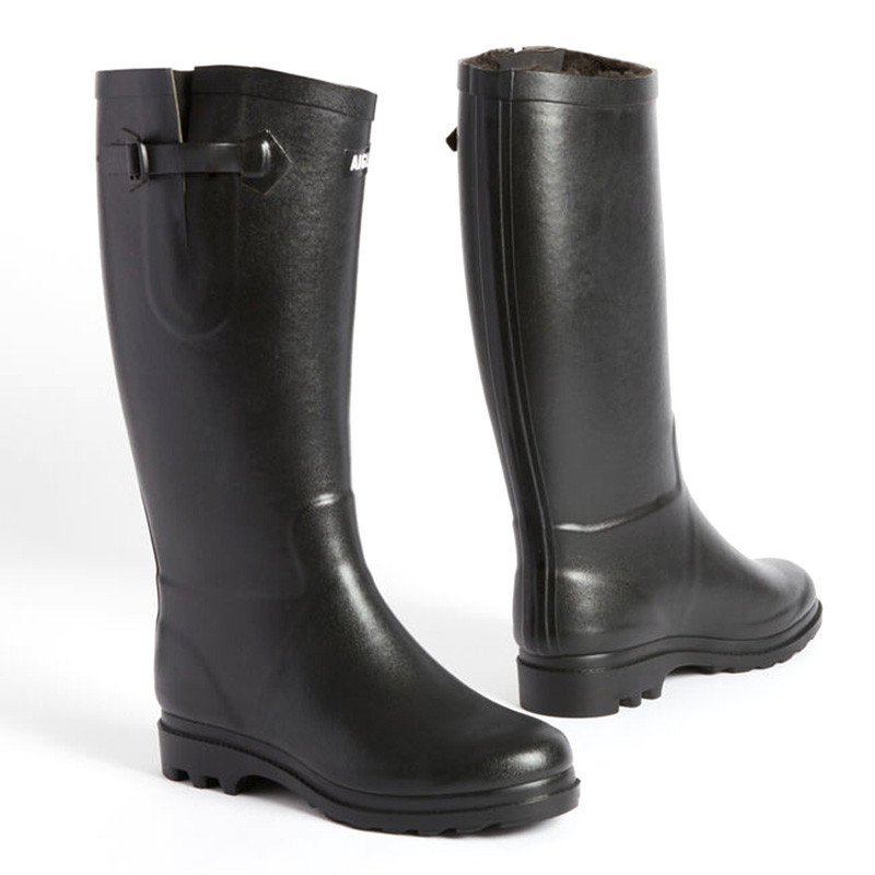 Bottes Aiglentine fourrées Aigle - Noir | Confort Hivernal