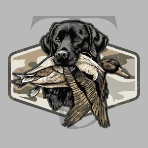 T-Shirt Labrador Retriever & Canard