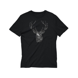 T-Shirt Cerf camouflage élégant & Sauvage