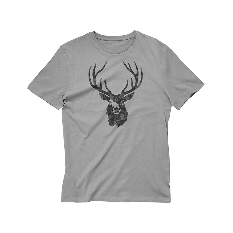 T-Shirt Cerf camouflage élégant & Sauvage