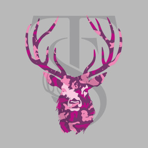 T-Shirt Cerf Camouflage – Élégance sauvage pour les femmes