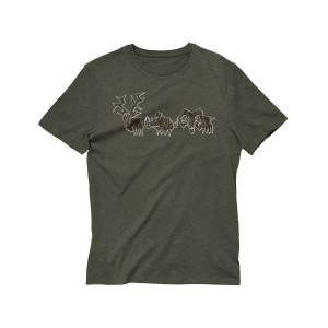T-Shirt Motif Animaux Trash Camouflage – Artwork Exclusif