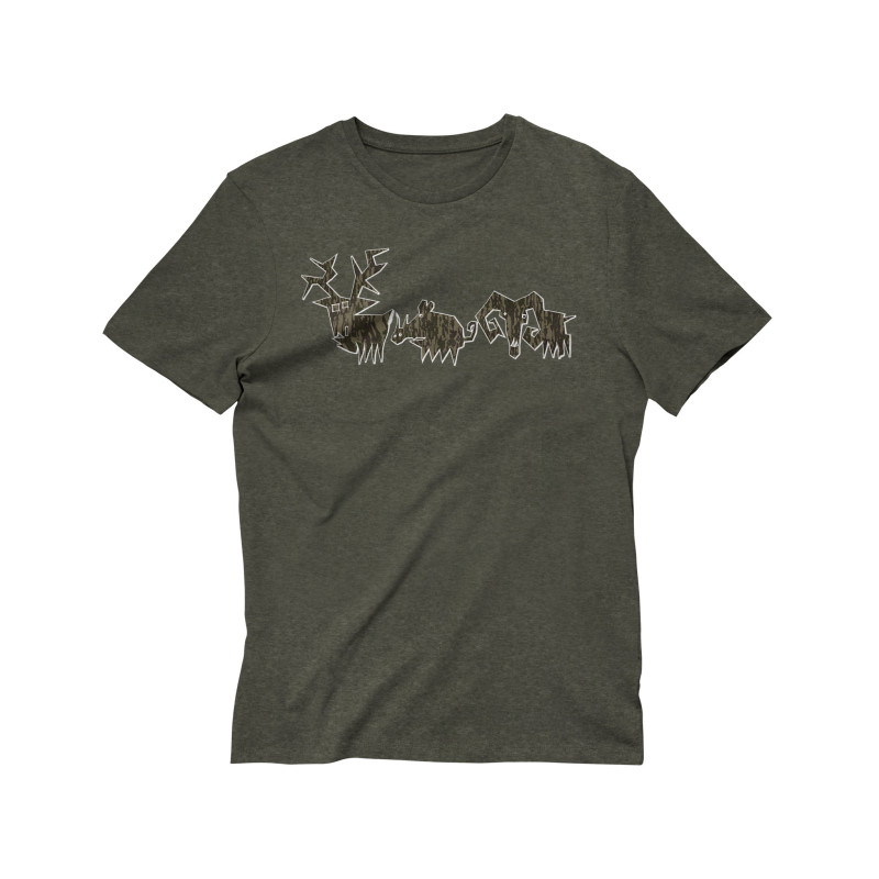 T-Shirt Motif Animaux Trash Camouflage – Artwork Exclusif