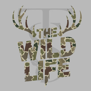Design exclusif cerf camouflage haute définition, tendance et intemporel