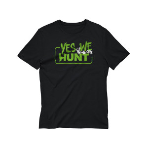 T-Shirt Yes We Hunt noir