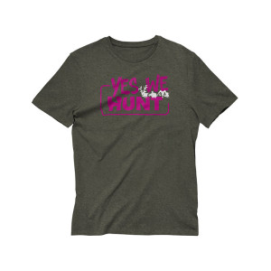 T-Shirt Yes We Hunt kaki